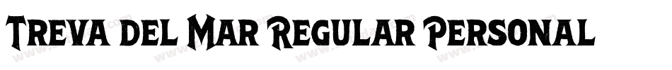 Treva del Mar Regular Personal Use Only字体转换